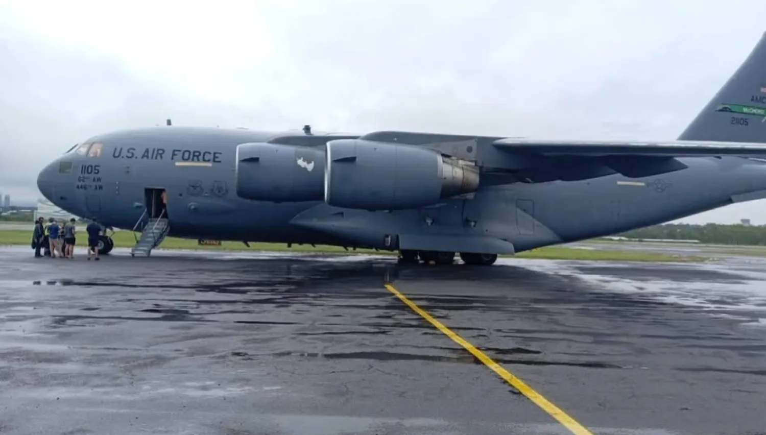 Aviones de las Fuerzas Aéreas de EE.UU. llegó a Paraguay