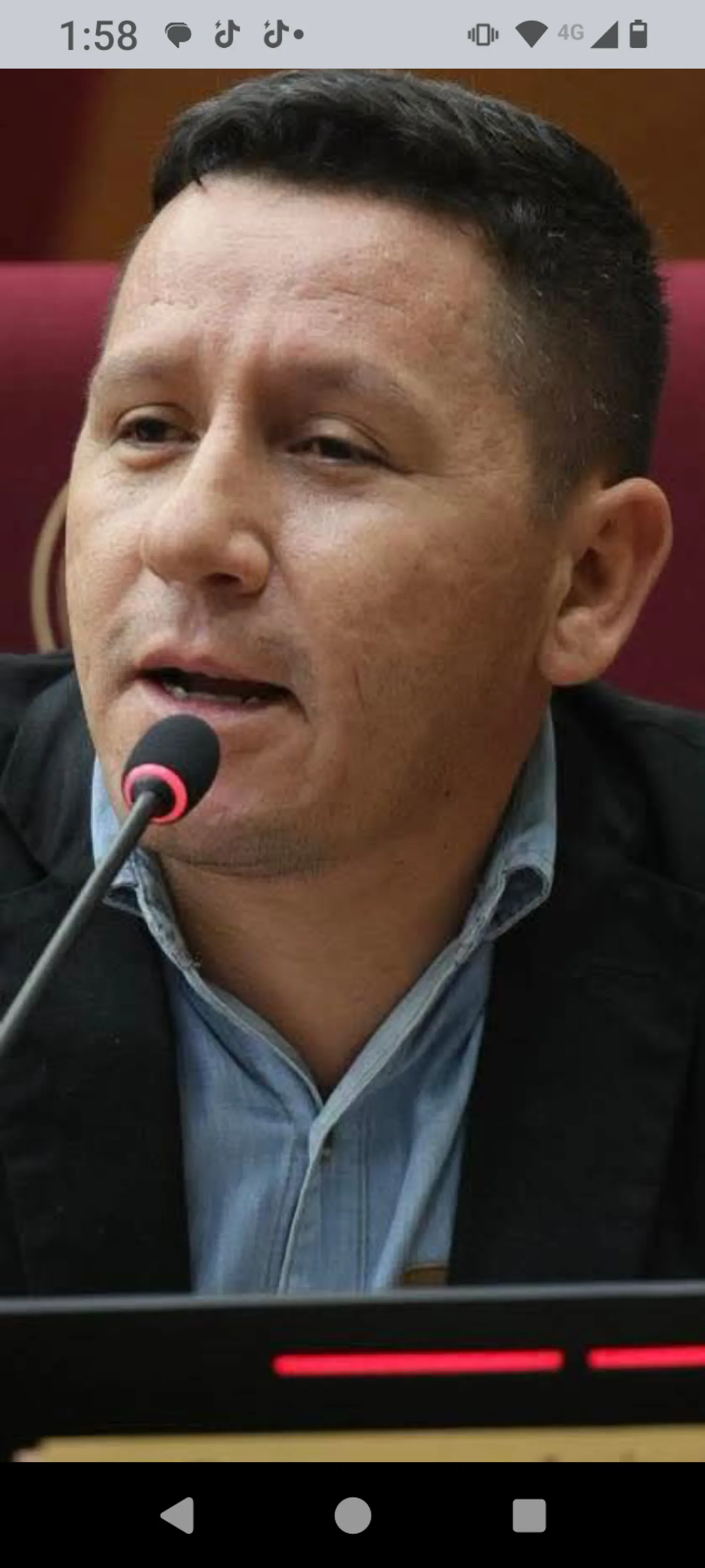El Senador Javier Medina es suspendido en sus funciones por 60 días sin goce de sueldo