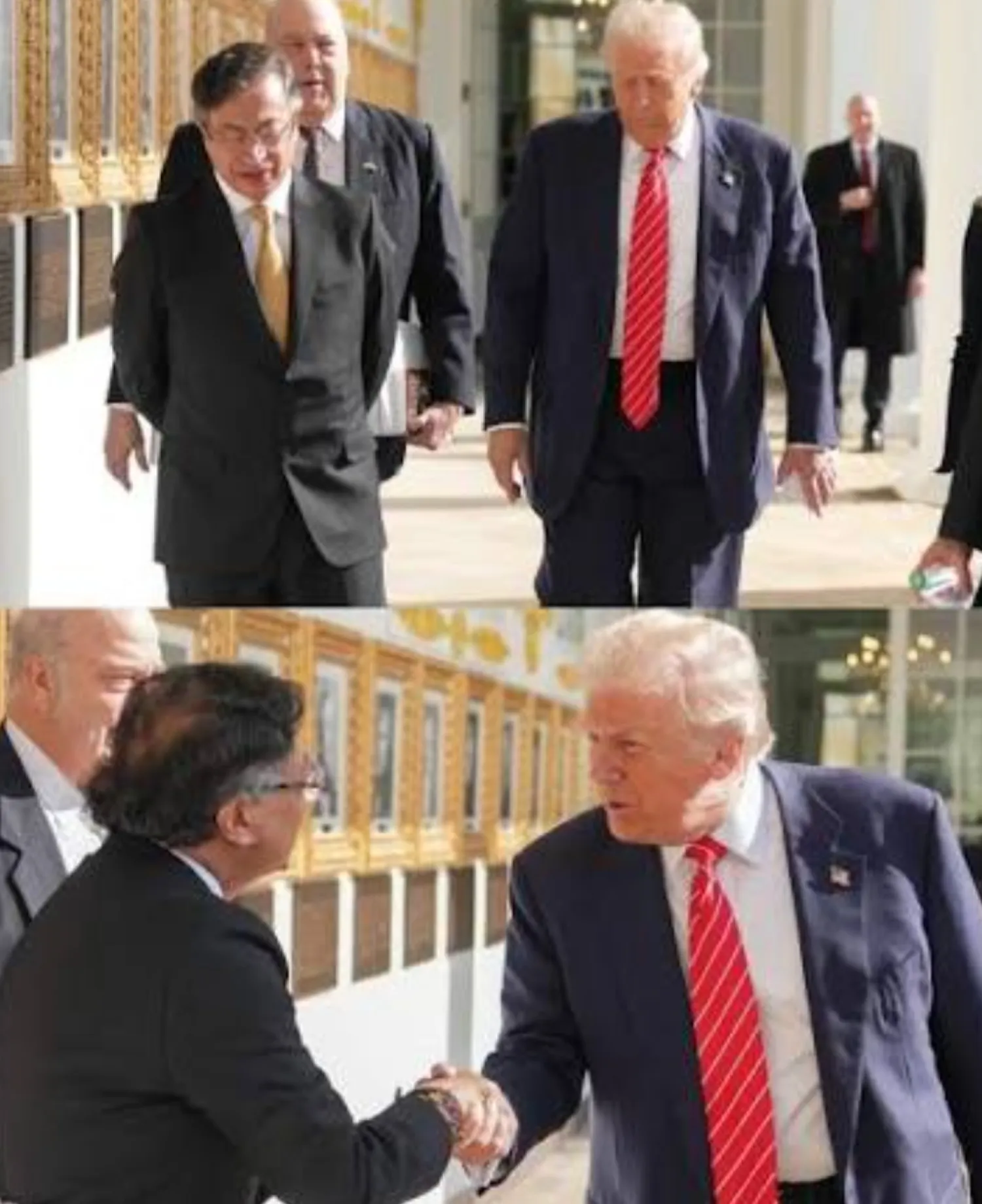 Trump se reunió con Petro. El presidente de Colombia entregó lista de narcos.