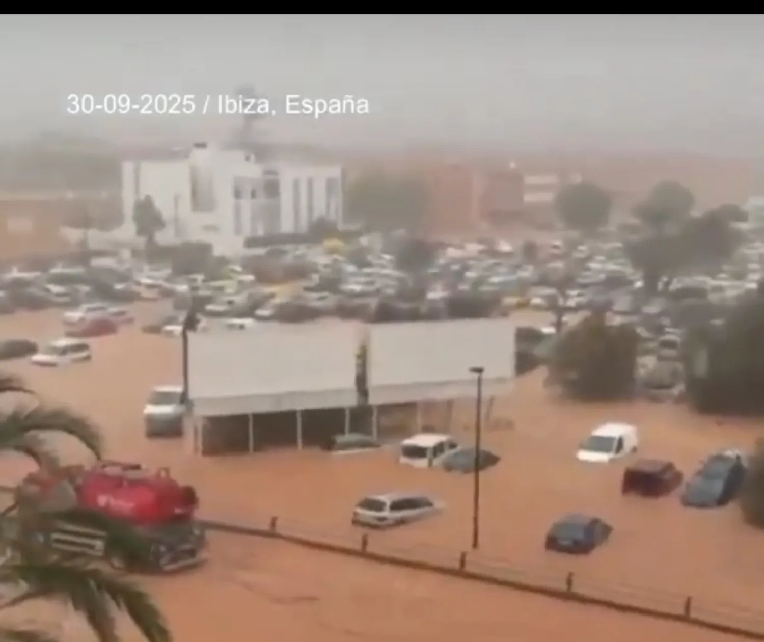Ibiza, inundada.