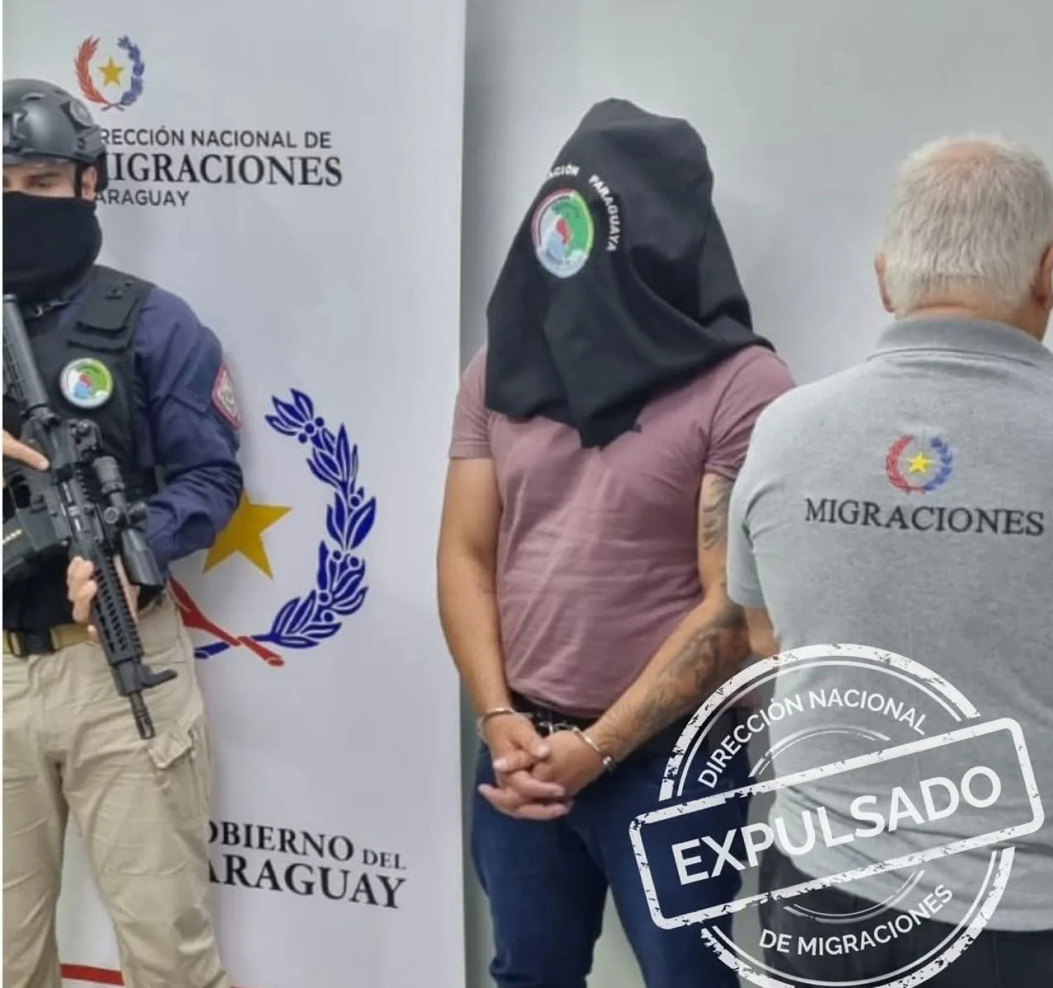 Brasileño fue expulsado del país.