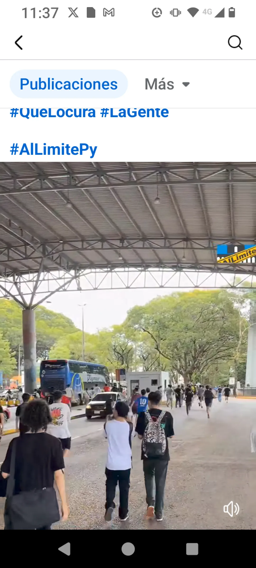 Seep viewn a Paraguay y pierde celular en plena transmisión