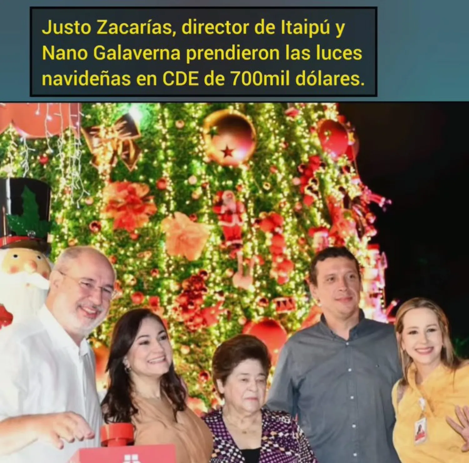 La villa Navideña de la Itaipú quedó hábilitada.