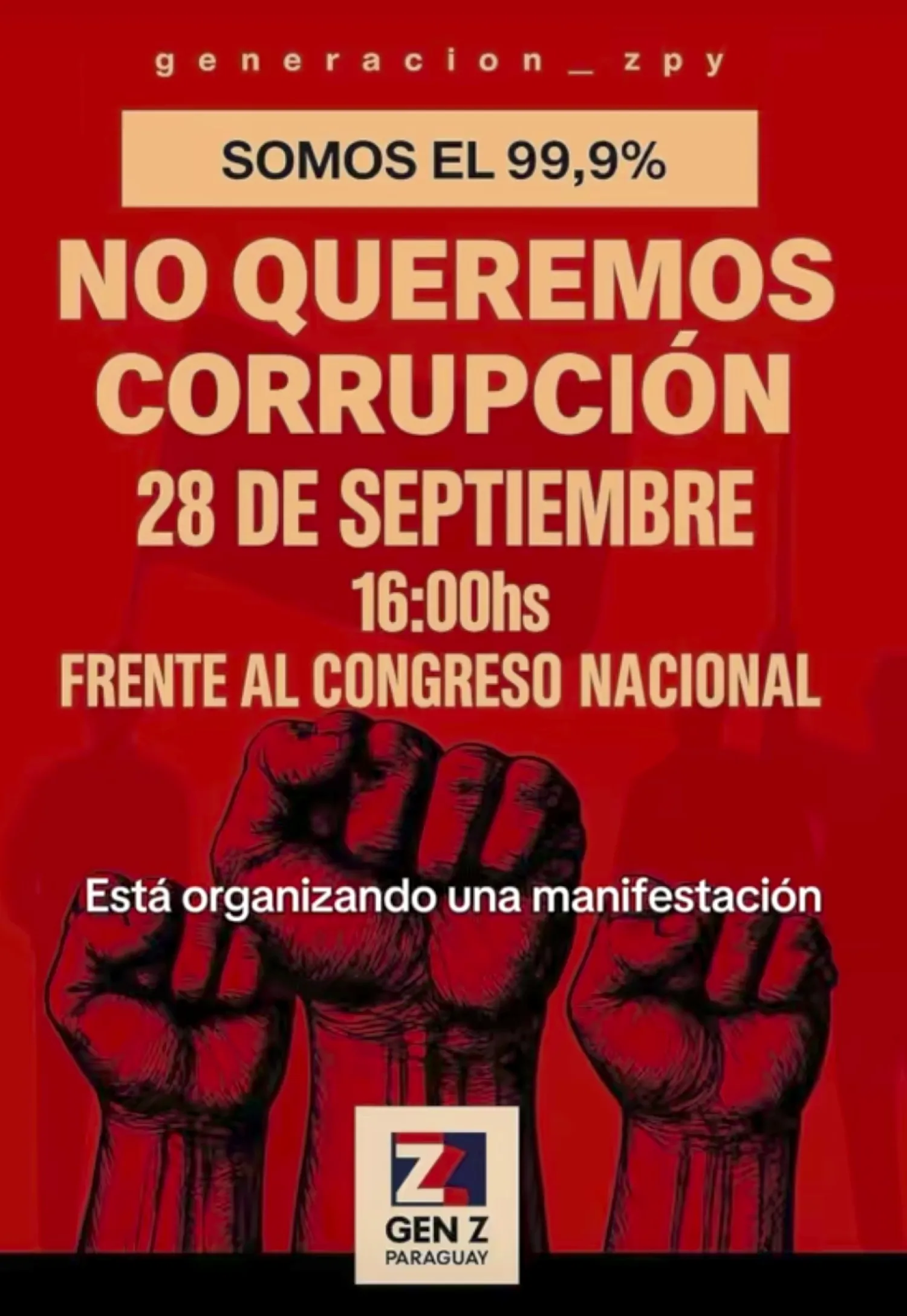 Generación Z se moviliza - 28 S.