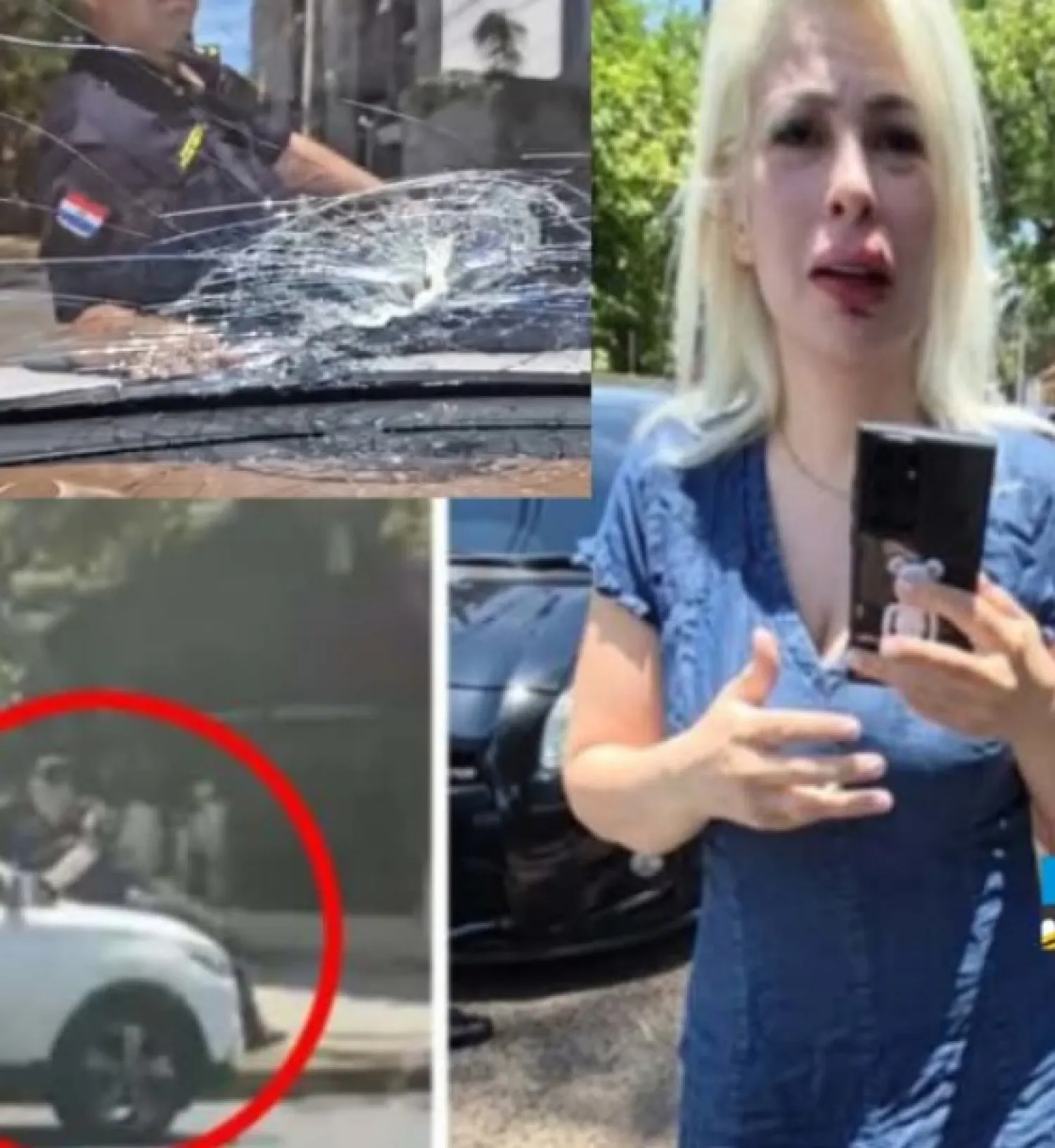 Conductora fue imputada por intento de homicidio contra un policía