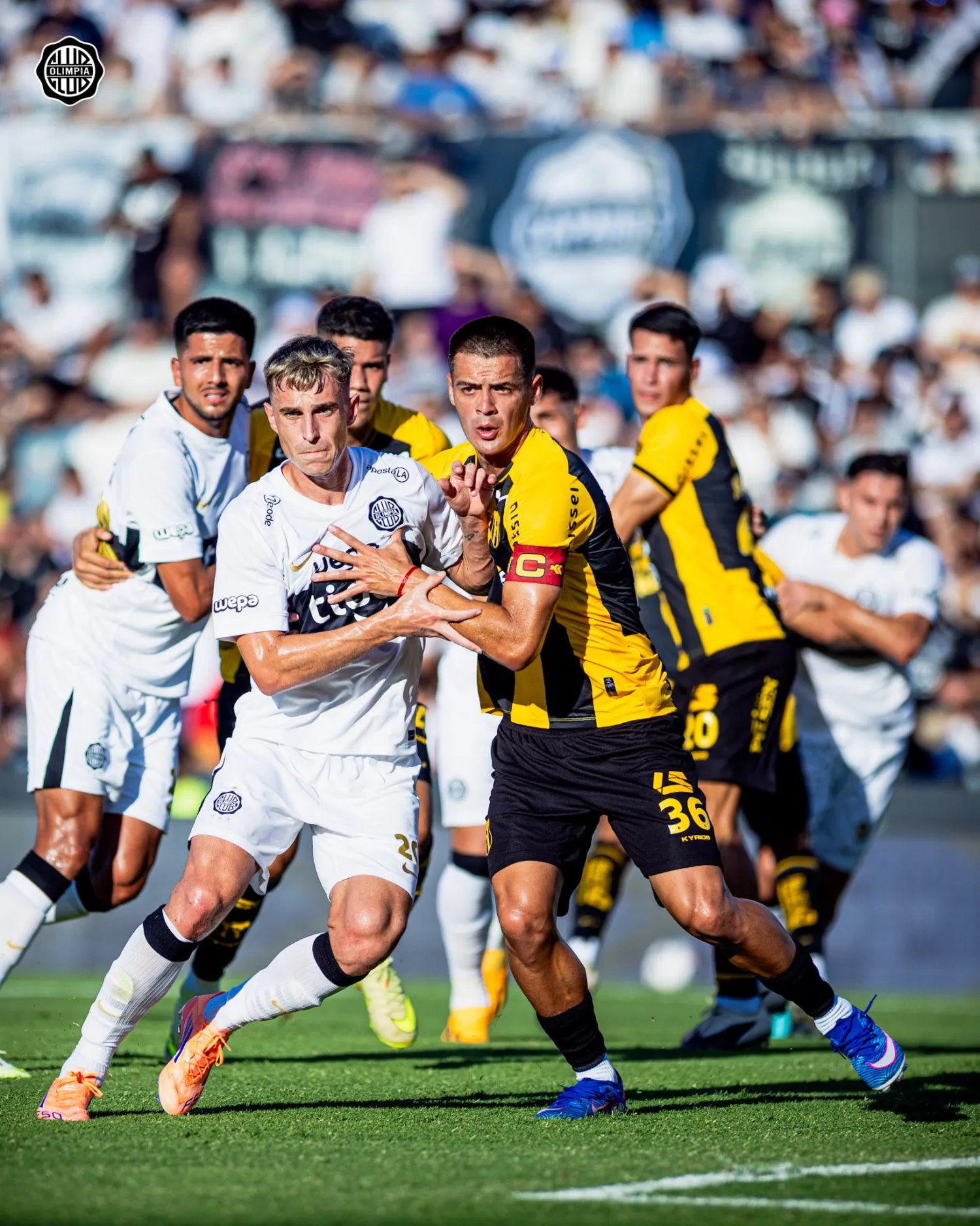 Olimpia ganó y su DT agradeció a la hinchada.