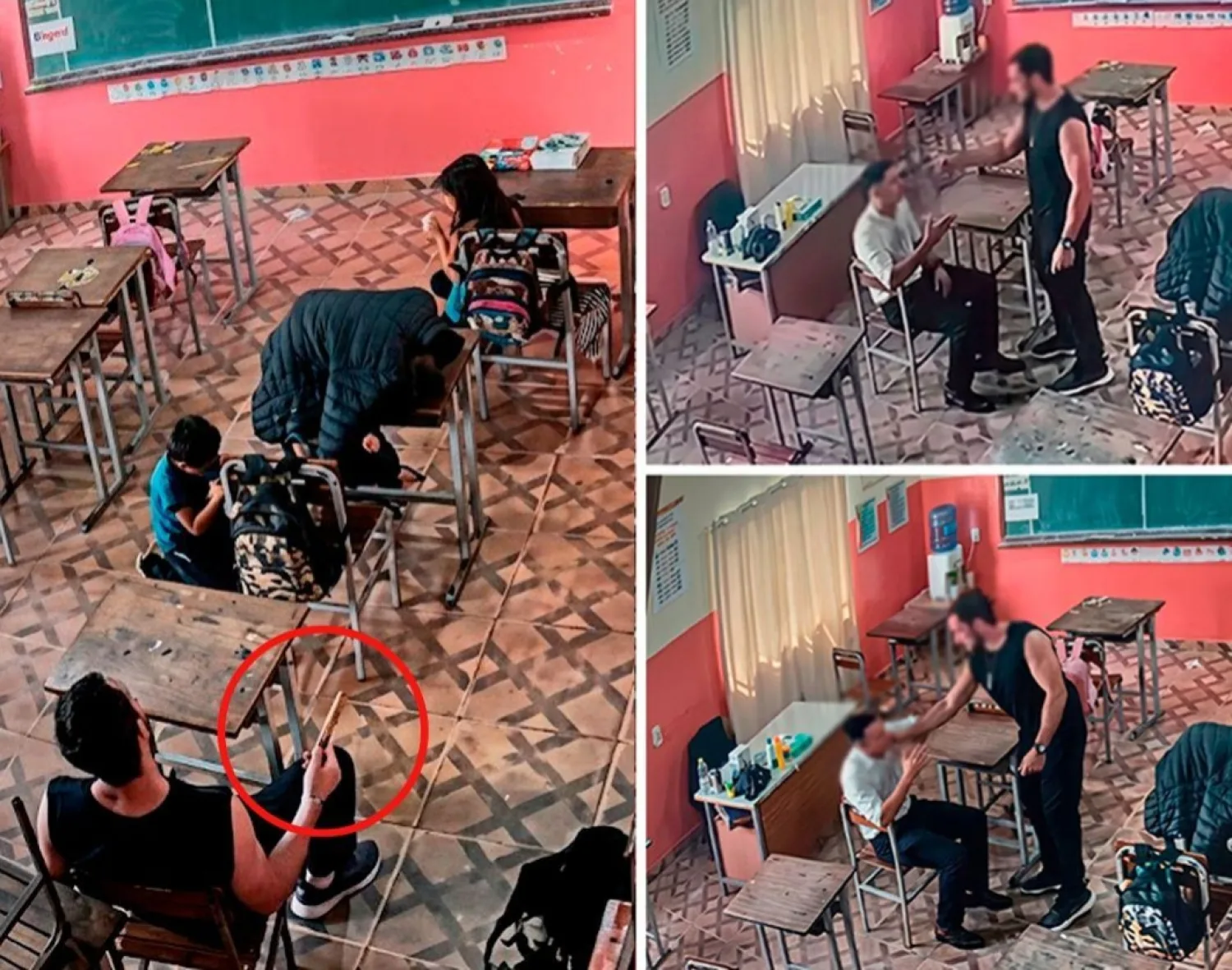 Fue capturado el profesor que esperó con un puñal a su colega