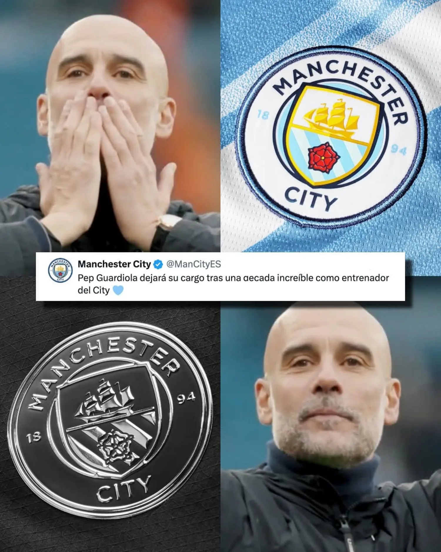 Pep Guardiola deja el City